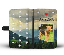 Load image into Gallery viewer, Airedale Terrier Print Wallet Case-Free Shipping-AZ State