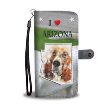 Load image into Gallery viewer, Basset Hound Print Wallet Case-Free Shipping-AZ State