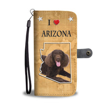 Load image into Gallery viewer, American Water Spaniel Print Wallet Case-Free Shipping-AZ State
