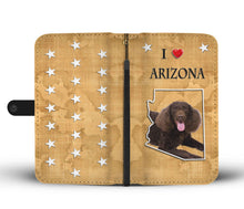 Load image into Gallery viewer, American Water Spaniel Print Wallet Case-Free Shipping-AZ State