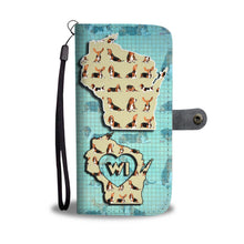 Load image into Gallery viewer, Basset Hound Dog Pattern Print Wallet Case-Free Shipping-WI State