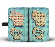 Load image into Gallery viewer, Basset Hound Dog Pattern Print Wallet Case-Free Shipping-WI State