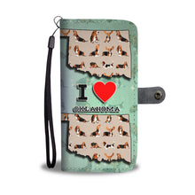 Load image into Gallery viewer, Basset Hound Pattern Print Wallet Case-Free Shipping-OK State