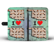 Load image into Gallery viewer, Basset Hound Pattern Print Wallet Case-Free Shipping-OK State