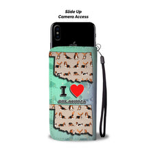 Load image into Gallery viewer, Basset Hound Pattern Print Wallet Case-Free Shipping-OK State