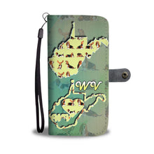 Load image into Gallery viewer, Basset Hound Dog Pattern Print Wallet Case-Free Shipping-WV State