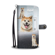 Load image into Gallery viewer, Akita Dog Print Wallet Case-Free Shipping-CO State