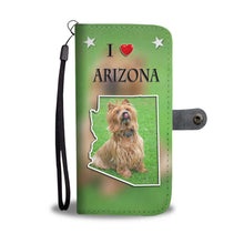 Load image into Gallery viewer, Australian Terrier Dog Print Wallet Case-Free Shipping-AZ State