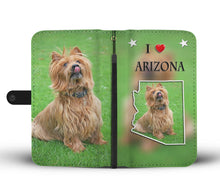 Load image into Gallery viewer, Australian Terrier Dog Print Wallet Case-Free Shipping-AZ State