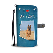Load image into Gallery viewer, Belgian Malinois Dog Print Wallet Case-Free Shipping-AZ State
