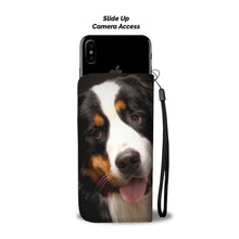 Load image into Gallery viewer, Bernese Mountain Dog Print Wallet Case-Free Shipping-AZ State