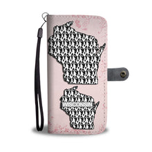 Load image into Gallery viewer, Boston Terrier Dog Pattern Print Wallet Case-Free Shipping-WI State