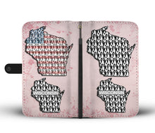 Load image into Gallery viewer, Boston Terrier Dog Pattern Print Wallet Case-Free Shipping-WI State