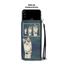 Load image into Gallery viewer, American Curl Cat Print Wallet Case-Free Shipping-CO State