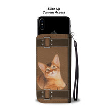 Load image into Gallery viewer, Abyssinian Cat Print Wallet Case-Free Shipping-CO State
