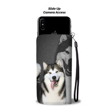 Load image into Gallery viewer, Alaskan Malamute Dog Print Wallet Case-Free Shipping-CO State