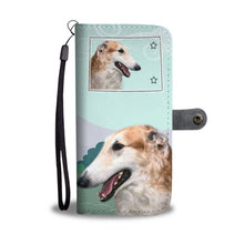 Load image into Gallery viewer, Borzoi Dog Print Wallet Case-Free Shipping-CO State