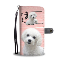 Load image into Gallery viewer, Bichon Frise Print Wallet Case-Free Shipping-WA State
