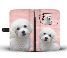 Load image into Gallery viewer, Bichon Frise Print Wallet Case-Free Shipping-WA State