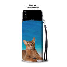 Load image into Gallery viewer, Abyssinian Cat Print Wallet Case-Free Shipping-AZ State