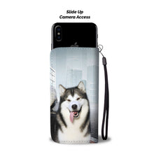 Load image into Gallery viewer, Alaskan Malamute Print Wallet Case-Free Shipping-WA State