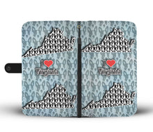Load image into Gallery viewer, Boston Terrier Dog Pattern Print Wallet Case-Free Shipping-VA State