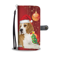 Load image into Gallery viewer, Beagle With Christmas Print Wallet Case-Free Shipping