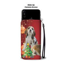 Load image into Gallery viewer, Beagle With Christmas Print Wallet Case-Free Shipping