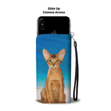 Load image into Gallery viewer, Abyssinian Cat Print Wallet Case-Free Shipping-IA State