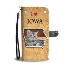 Load image into Gallery viewer, American Shorthair Cat Print Wallet Case-Free Shipping-IA State