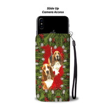 Load image into Gallery viewer, Basset Hound Dog Christmas Print Wallet Case-Free Shipping
