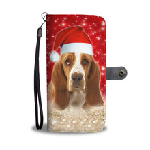 Load image into Gallery viewer, Basset Hound On Christmas Print Wallet Case-Free Shipping