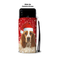 Load image into Gallery viewer, Basset Hound On Christmas Print Wallet Case-Free Shipping