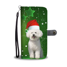 Load image into Gallery viewer, Bichon Frise Christmas Print Wallet Case-Free Shipping