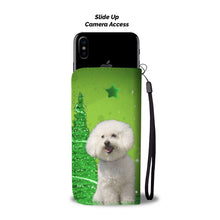 Load image into Gallery viewer, Bichon Frise Christmas Print Wallet Case-Free Shipping