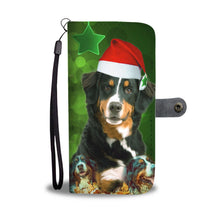 Load image into Gallery viewer, Bernese Mountain Dog On Christmas Print Wallet Case-Free Shipping