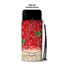 Load image into Gallery viewer, Border Collie On Christmas Print Wallet Case-Free Shipping