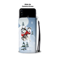 Load image into Gallery viewer, Amazing Siberian Husky Christmas Print Wallet Case-Free Shipping