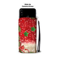 Load image into Gallery viewer, Akita Inu Dog On Christmas Print Wallet Case-Free Shipping