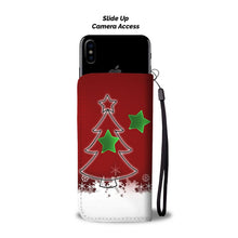 Load image into Gallery viewer, Akita Dog On Christmas Print Wallet Case-Free Shipping