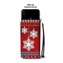 Load image into Gallery viewer, Akita Dog Christmas Print Wallet Case-Free Shipping