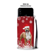 Load image into Gallery viewer, American Staffordshire Terrier Christmas Print Wallet Case-Free Shipping