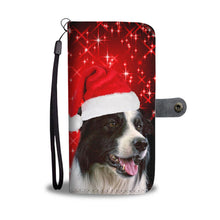 Load image into Gallery viewer, Border Collie Christmas Print Wallet Case-Free Shipping