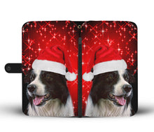 Load image into Gallery viewer, Border Collie Christmas Print Wallet Case-Free Shipping