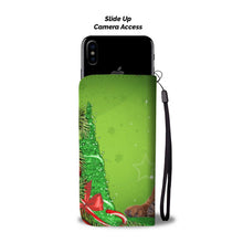 Load image into Gallery viewer, Bloodhound On Christmas Print Wallet Case-Free Shipping