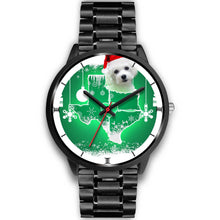 Load image into Gallery viewer, Bichon Frise Texas Christmas Special Wrist Watch-Free Shipping