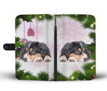 Load image into Gallery viewer, Australian Shepherd Dog Christmas Print Wallet Case-Free Shipping