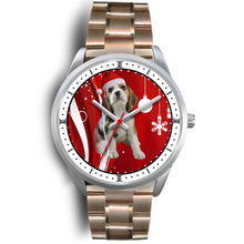 Load image into Gallery viewer, Beagle Christmas Special Wrist Watch-Free Shipping