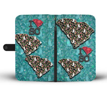 Load image into Gallery viewer, Beagle Dog Floral Print Wallet Case-Free Shipping-SC State
