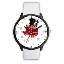 Load image into Gallery viewer, Border Collie Texas Christmas Special Wrist Watch-Free Shipping